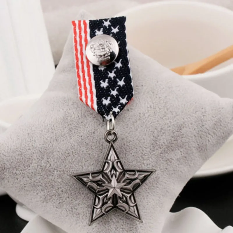 الكورية نمط خمر بروش الشريط دبابيس الكلية البريطانية البحرية موضة الرجال ميدالية شارات لوحة معدنية موحدة الملابس الحرف