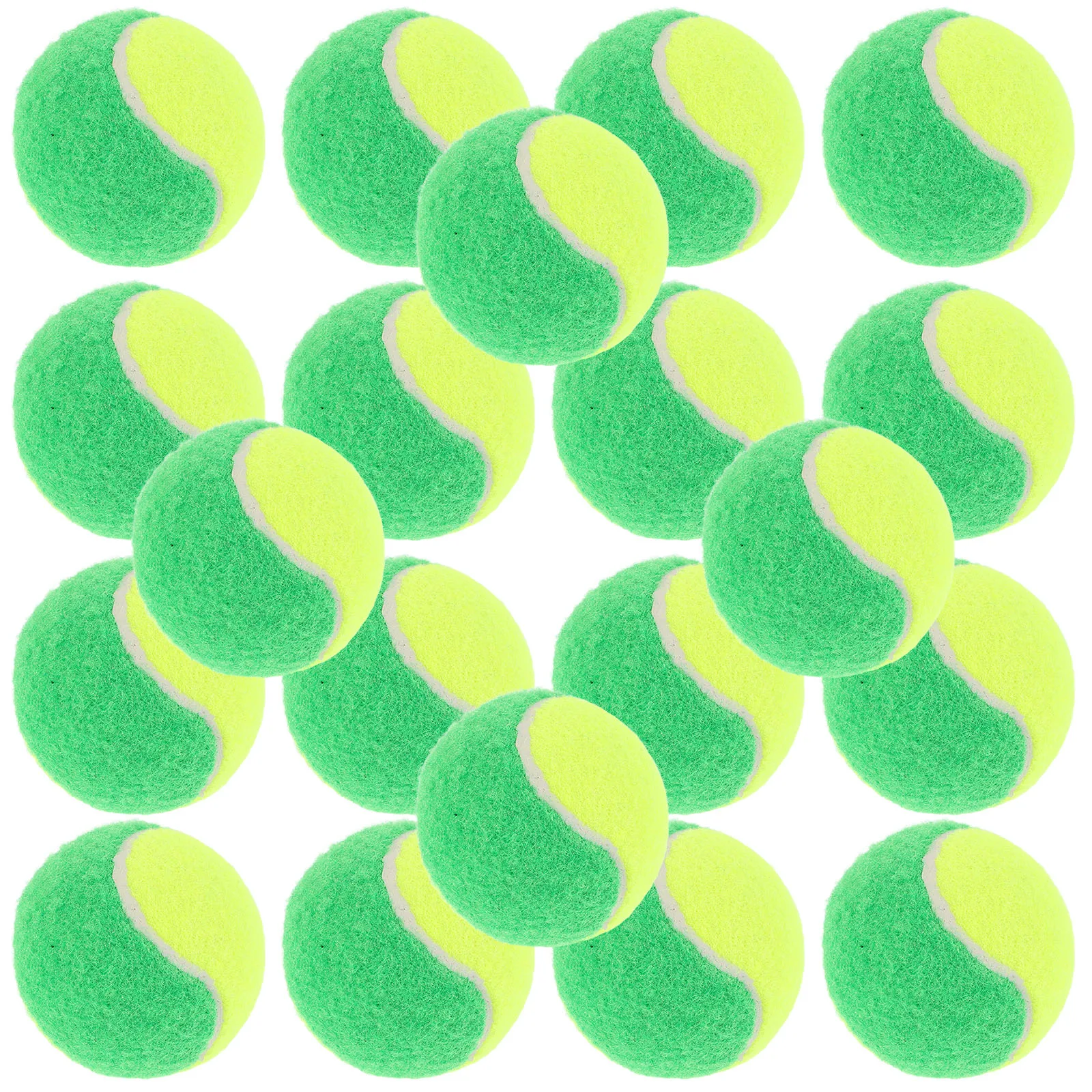 

20 Pcs Tennis Training Props Dog Chewable Toys Outdoor Balls Indoor Interactive