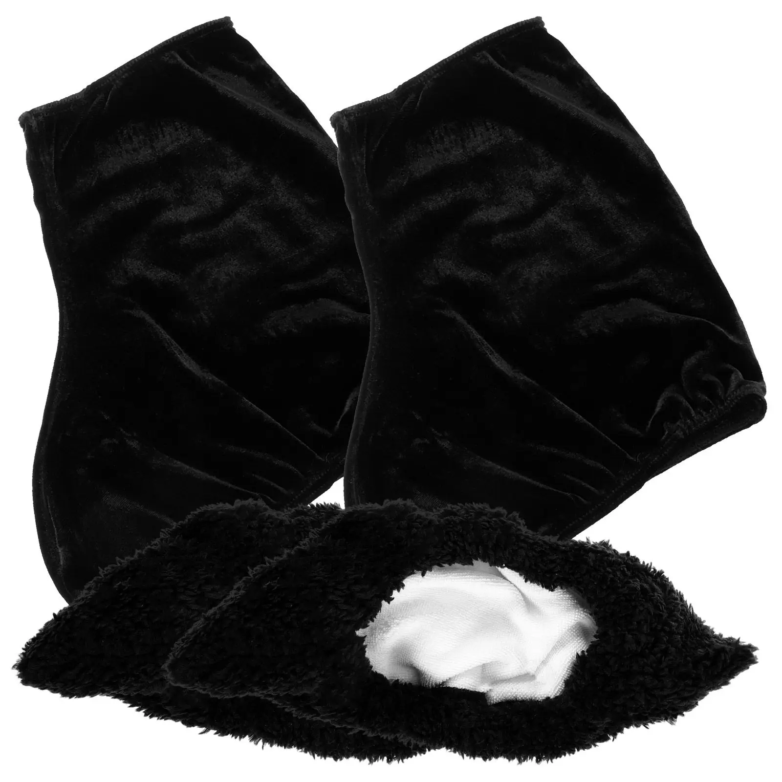 

1Set Ice Skates Covers Skating Boot Protector Elastic Polyester Wear Resistant Protector for Outdoor Skating Blades