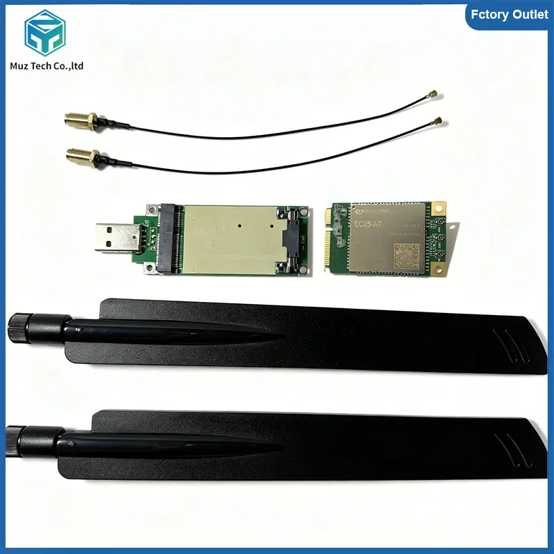 Quectel EC25-AF MINIPCIE+4G antenna USB Adapter With card slot LTE CAT4+GNSS Module EC25AFFA-512-SGAS for North America