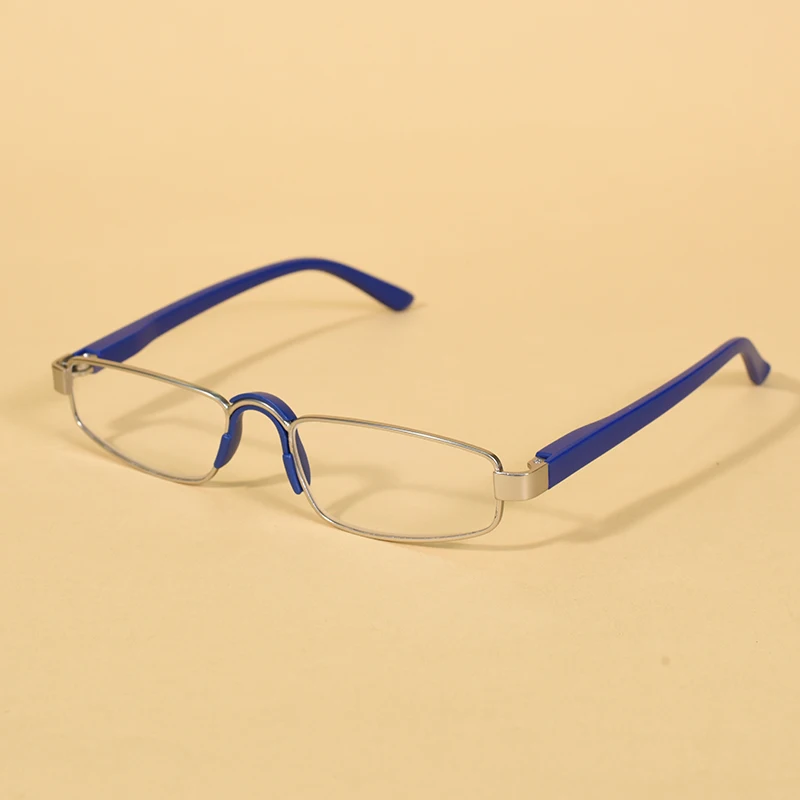 Lesebrille Ultraleichte Legierung TR90 Lesebrille Retro Quadratischen Rahmen Männer Und Frauen Schmale Brillen + 100 + 200 – Detail 8