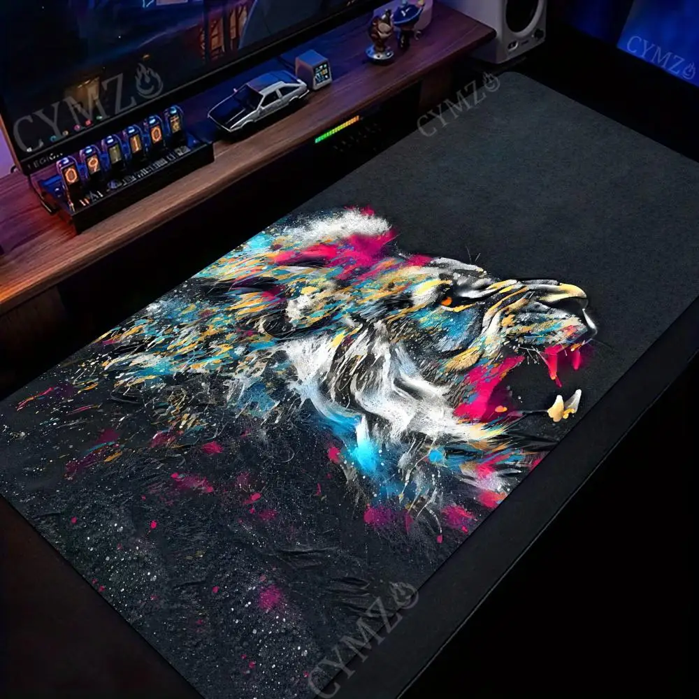 Fierce lion pattern design Mouse Pad Desk Mat gaming mats rubber anti-slip Durable Waterproof pc accessories keypad mouse pads