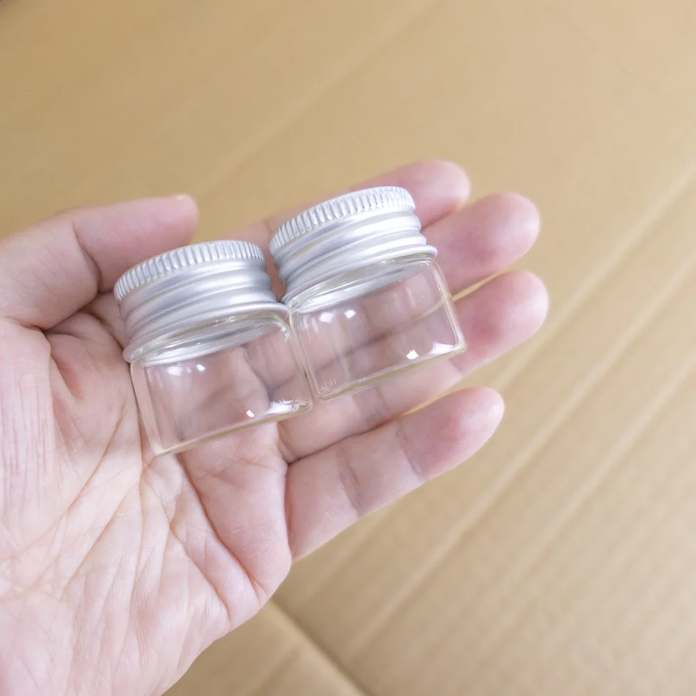 12 pcs/lot 30*30mm 10ml Small Glass Bottle Storage Jar Tiny Glass Jars Vials Mini Containers DECORATIVE Bottles DIY Test Tube