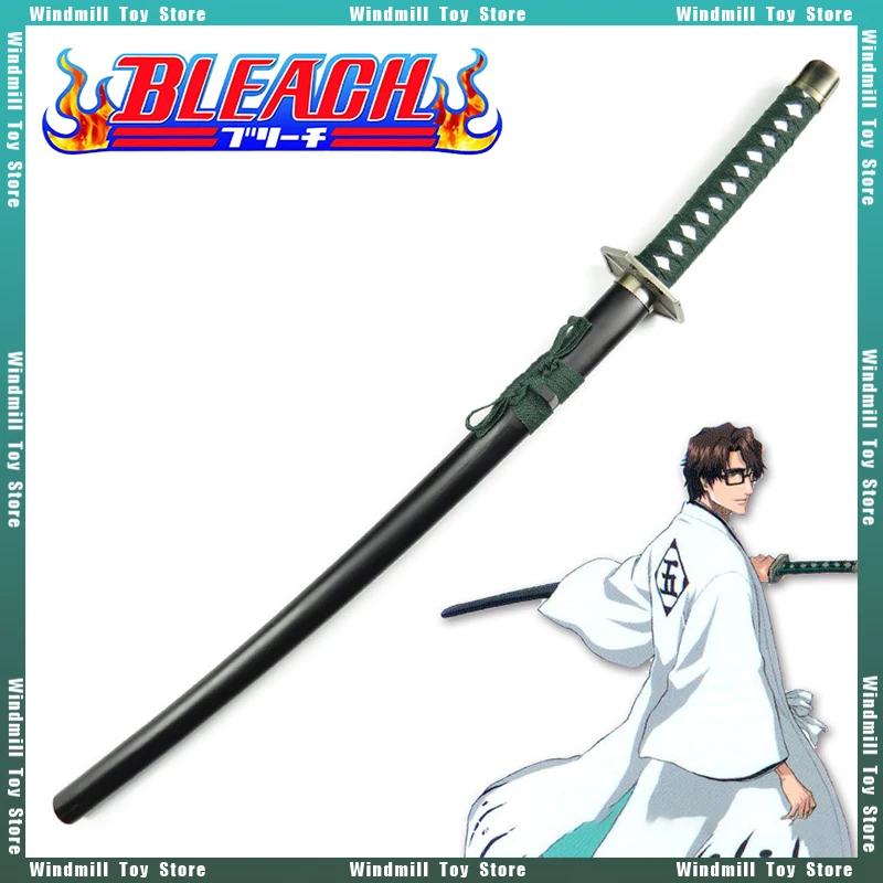 

BLEACH Weapon Aizen Sousuke Kyoukasuigetsu Anime Peripheral 100cm Wooden Weapon Model Katana Samurai Swords Cosplay Gifts Toys