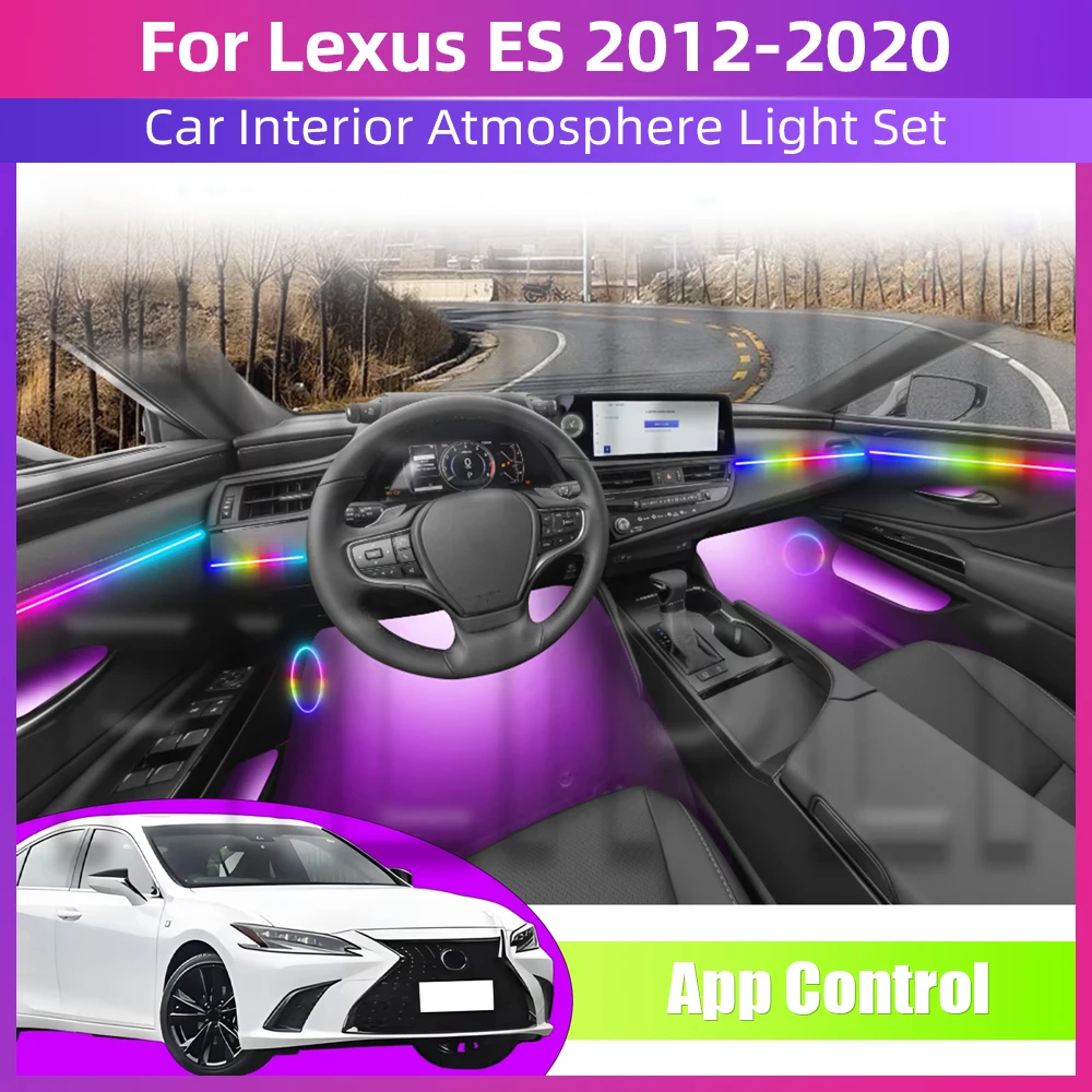 kit-di-illuminazione-a-led-rgb-per-interni-auto-con-controllo-tramite-app-strisce-acriliche-nascoste-luce-a-colori-dinamica-per-lexus-es-2012-2020