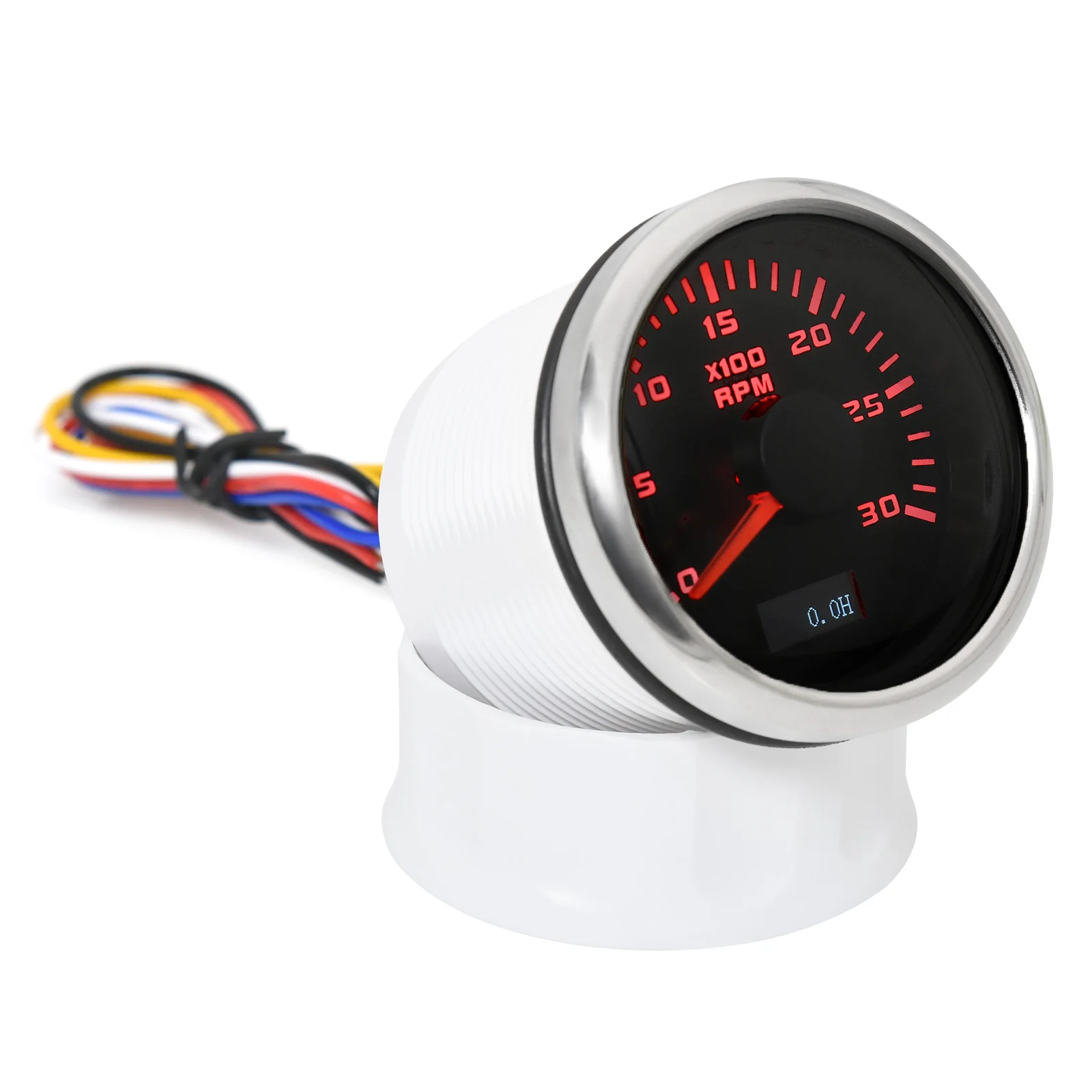 Tacómetro y Sensor de Tacho para coche, medidor de Tacho de motor diésel, fuera de borda, marino, con reloj de arena, HD 0 ~ 3000 RPM, 4000RPM,