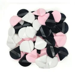 30/50/100Pcs Triangle Velvet Powder Puff Make Up Sponges for Face Eyes Contouring Shadow Seal Cosmetic Foundation Makeup Tool