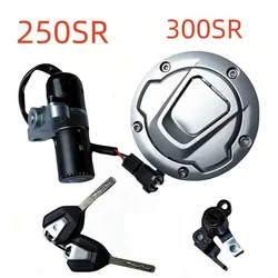 For CFMOTO CF Moto 250SR 300SR CF250SR 250 SR 2016-2021 Motorcycle Ignition Switch Gas Cap Key Set Accessories