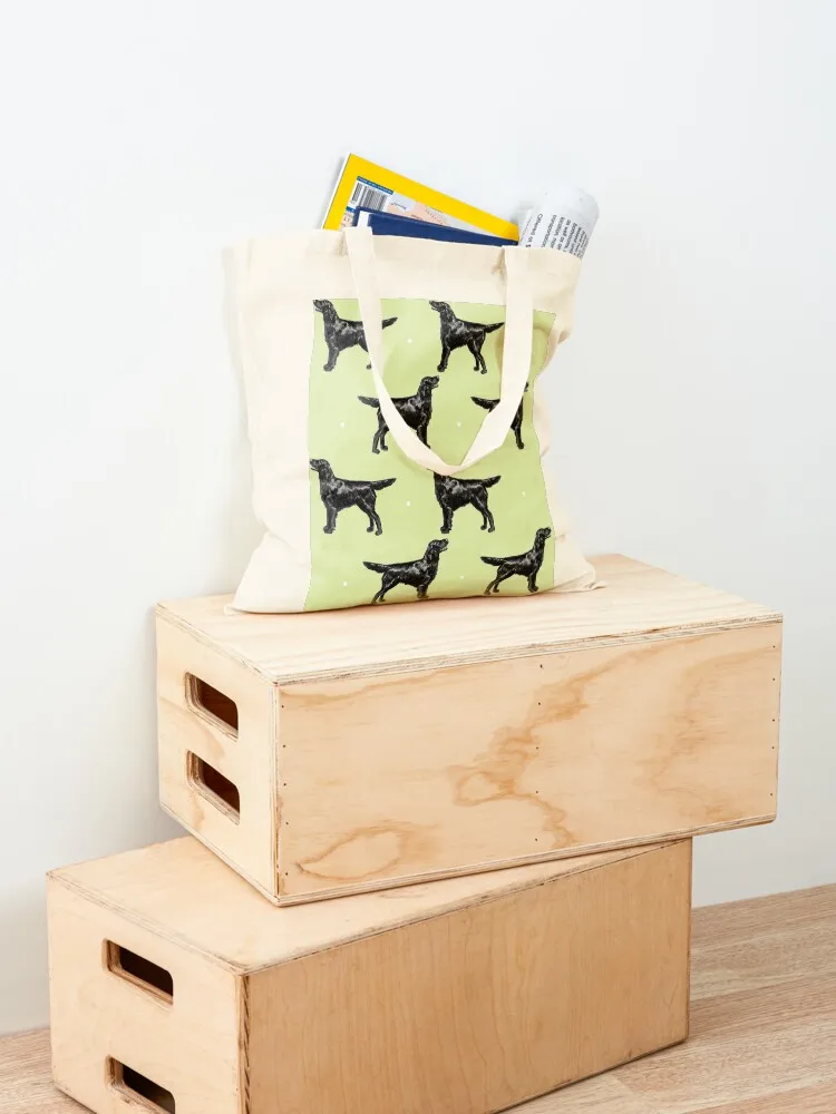 Flat Coated Retriever Tote Bag Handbags the tote bag Shopping bags bags woman 2025