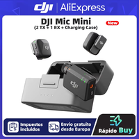 【EU Ship】DJI Mic Mini (2 TX + 1 RX + Charging Case) Wireless Microphone with Intelligent Noise Cancelling High-Quality Audio