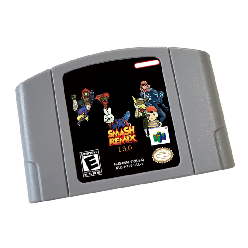 N64 games Cartridge smashremix1.3.0 64 NTSC   Version Retro Games reconstructed