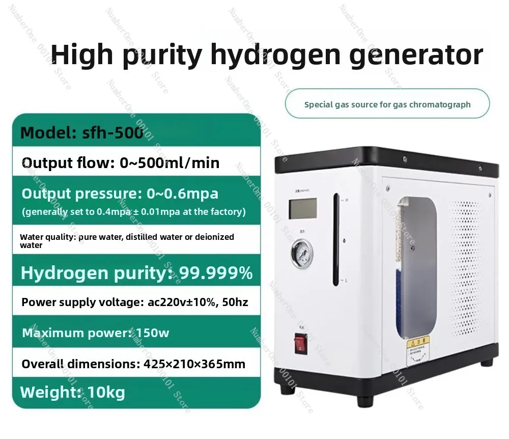 Hydrogen Generator Laboratory Hydrogen Gas Generator Purifier Chromatography Machine Support Equipment 0-300ml/min0-500ml/min