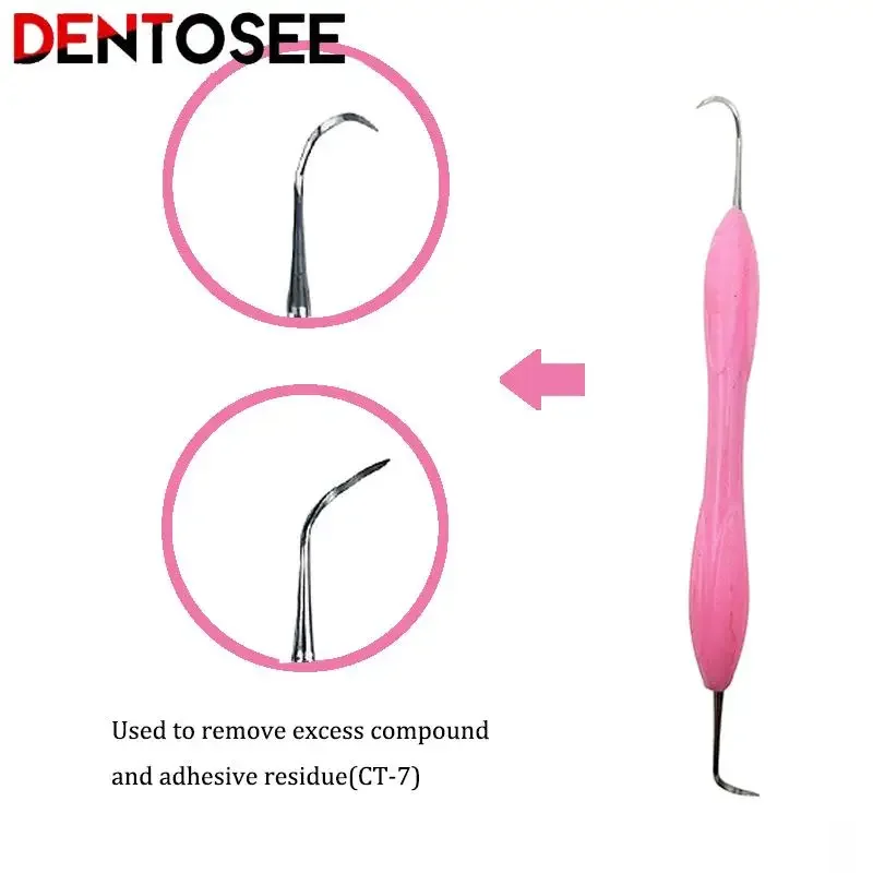 1 مجموعة الأسنان مركب الراتنج ملء ملاعق استعادة جمالية مجموعة مع صندوق تعقيم أداة طب الأسنان الأوتوكلاف