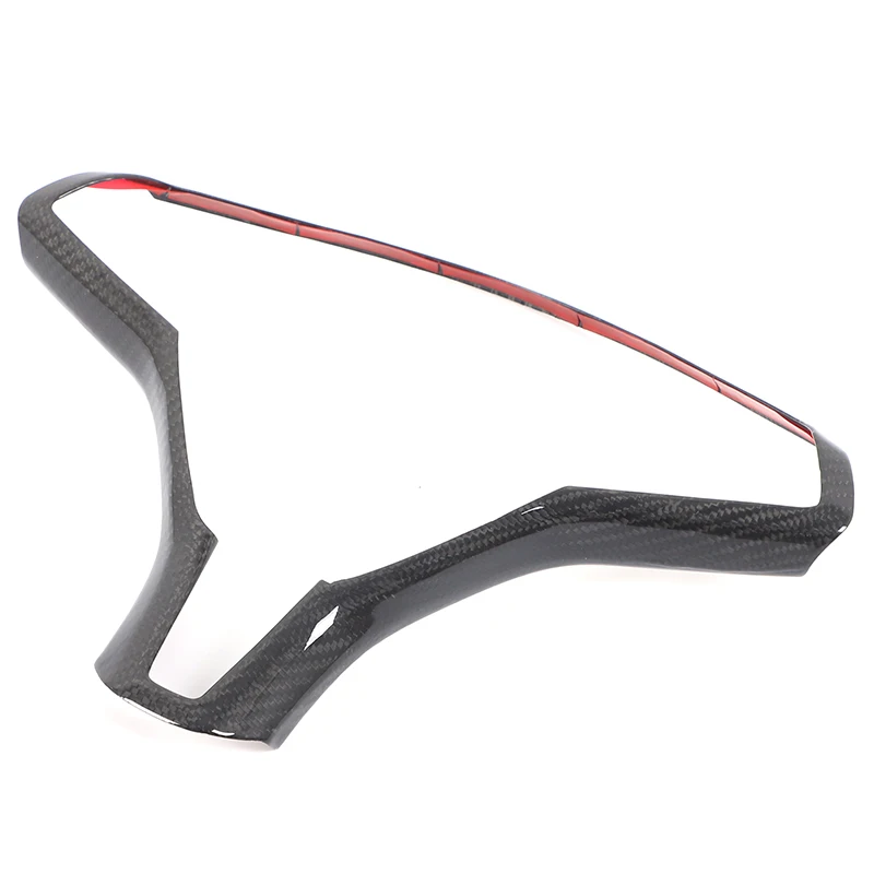 

Carbon Fiber Car Inner Steering Wheel Frame Trim For 2017-2021 Tesla Model S Model X Car Modified Decorative Accessories
