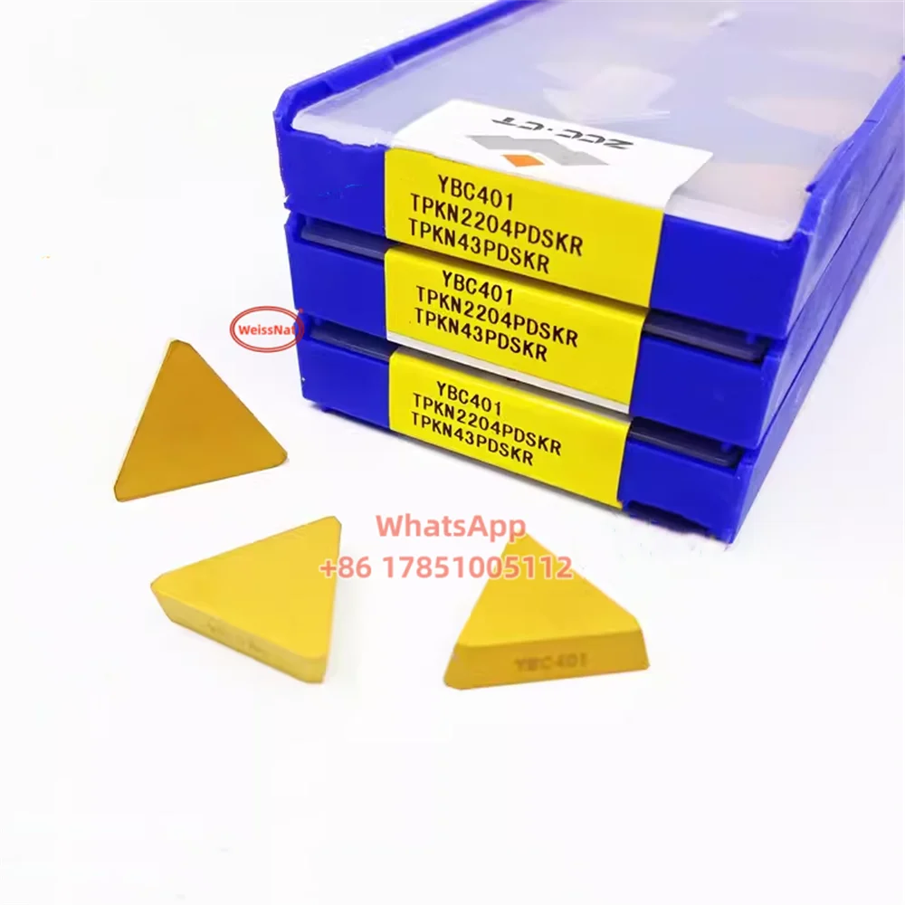 ZCC.CT TPKN1603PDSKR TPKN2204PDSKR TPKN1603PDSKR TPKN2204PDSKR YBG302 YBG102 Carbide Insert  TPKN Inserts