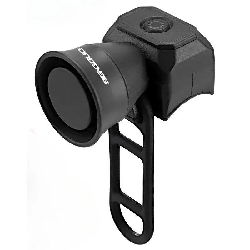 AliExpress NONE Waterproof Electric Bicycle Horn, USB Rechargeable Motorcycle Ring, and Loud Multi-mode Anti-theft Alarm for Mountain Bikes