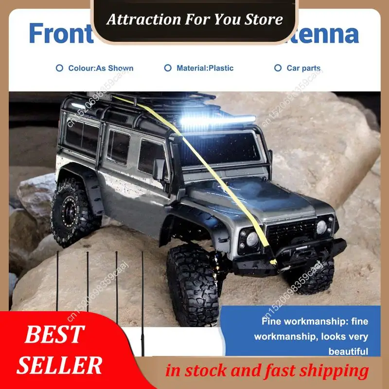 Hot Selling 4PCS Nylon Simulation Antenna For 1/10 1/8 Rc Crawler Car Trx4 Trx6 Axial Scx10 Yikong Yikomo Nylon Antenna