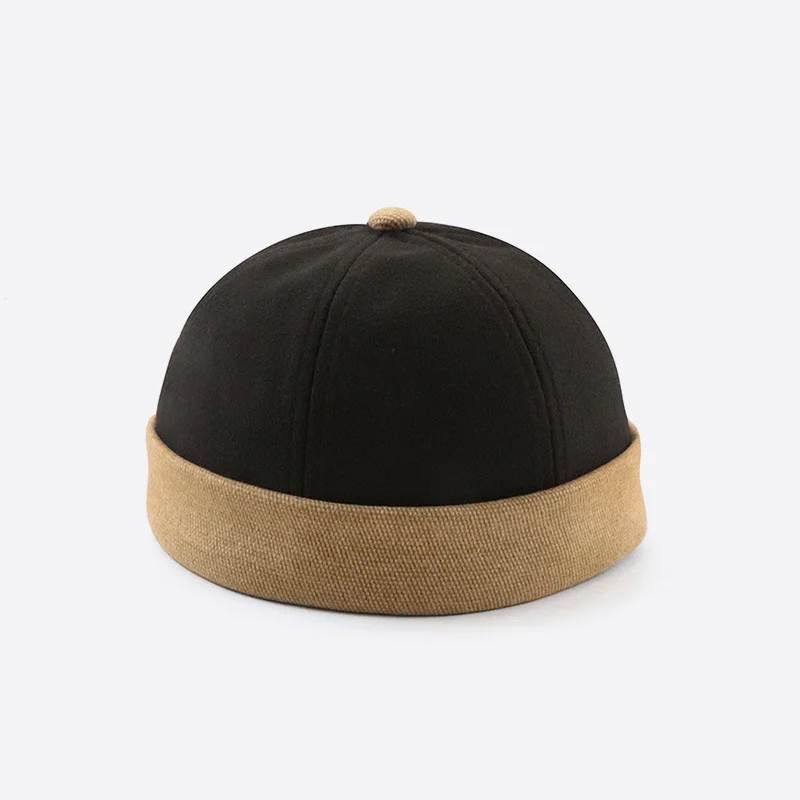 Индивидуальная шляпа китайского владельца, осенне-зимняя уличная трендовая тюбетейка в стиле хип-хоп, ретро, контрастного цвета, световая доска без поля