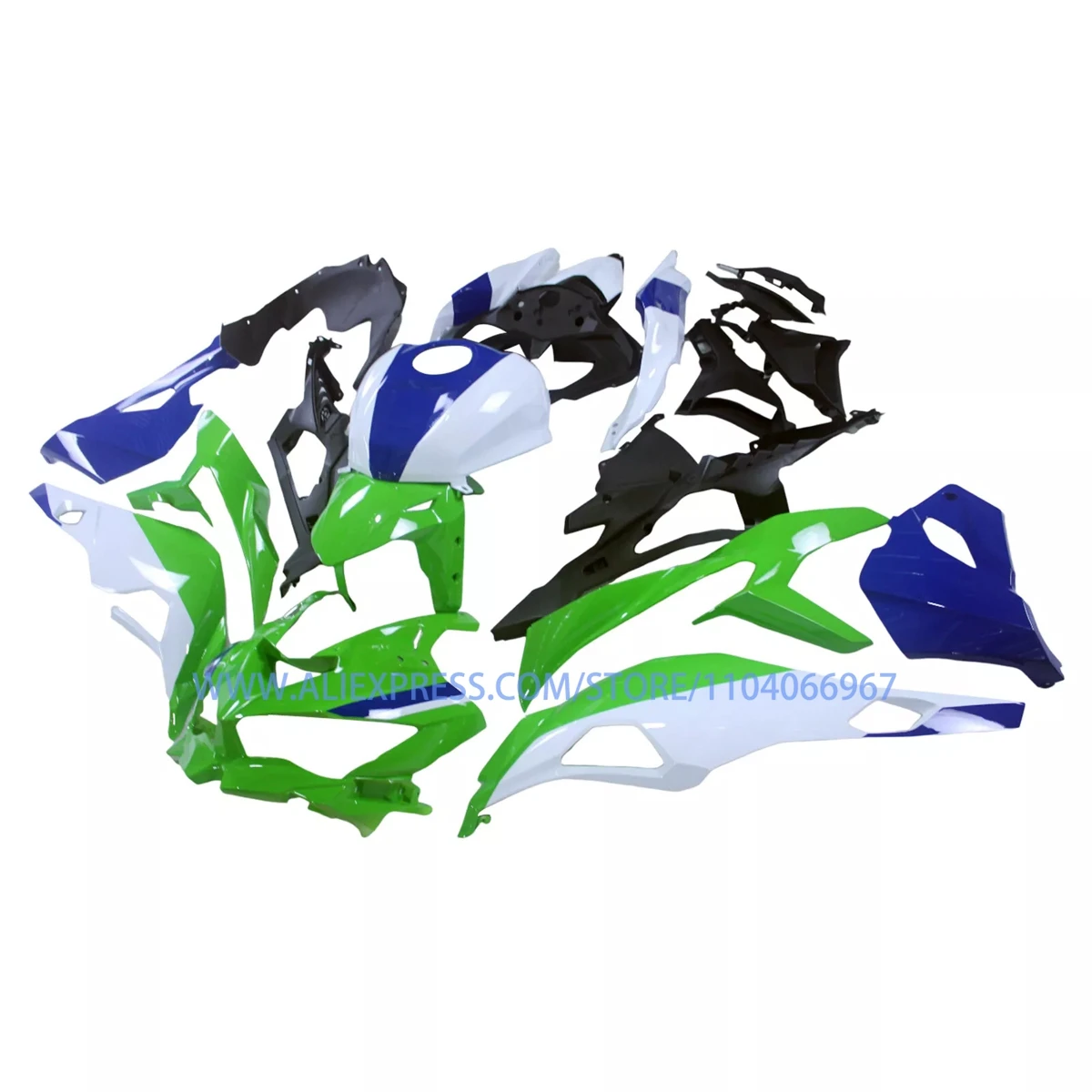 Complete Cowl Fairing Kit Fit for ZX-4RR 2019-2025 ZX400P Injection Molded ABS Bodywork Frame Covers Shield Spares Parts