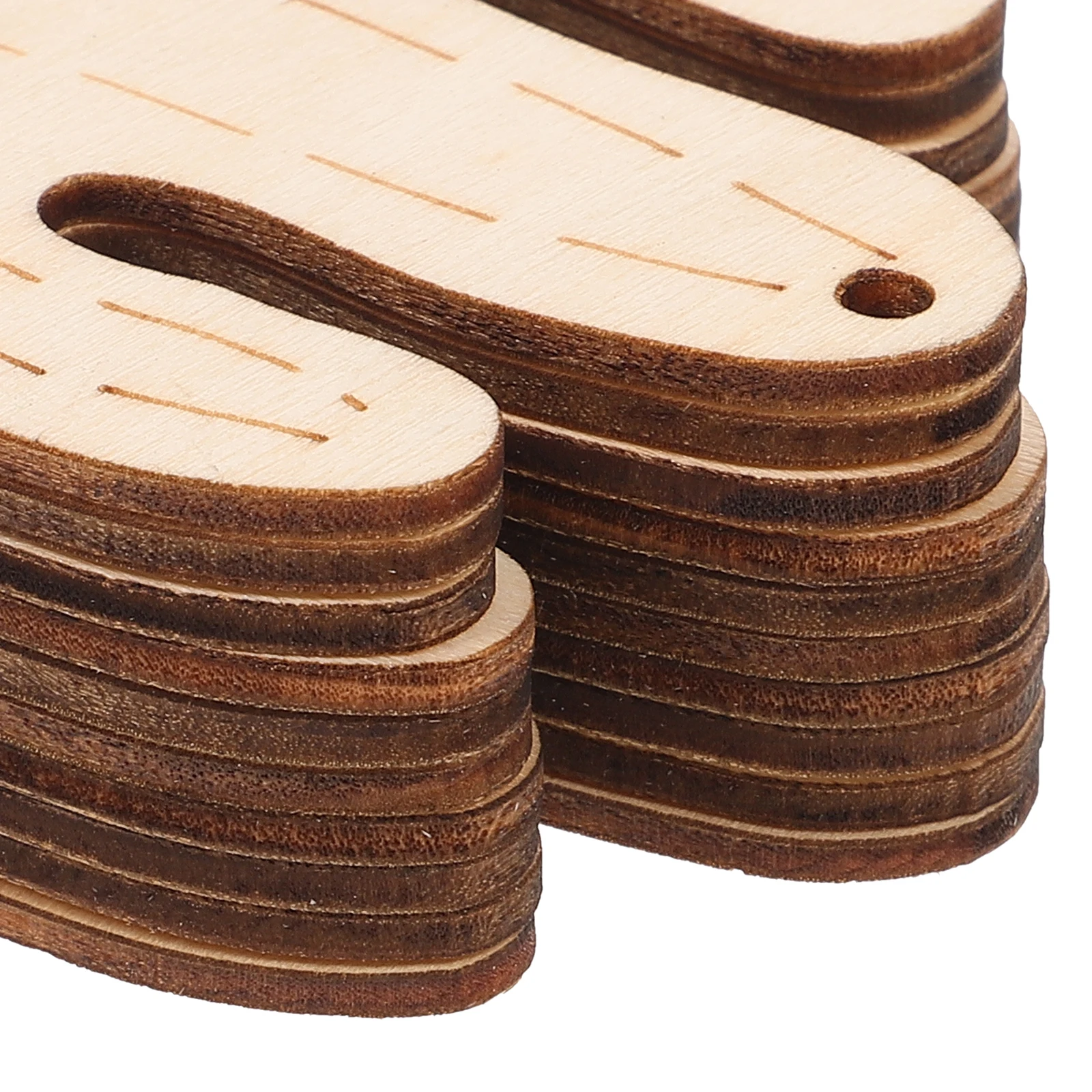 

10pcs Wooden Cactus Slices Unfinished Wood Decor for Wedding Party Home DIY Craft Hanging naments Table Scatter Photo Props