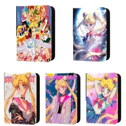 Raccoglitore di carte Sailor Moon 9 porta carte collezionabili tascabili raccoglitore di carte Anime con 50 pagine interne porta cerniera fino a 900 carte