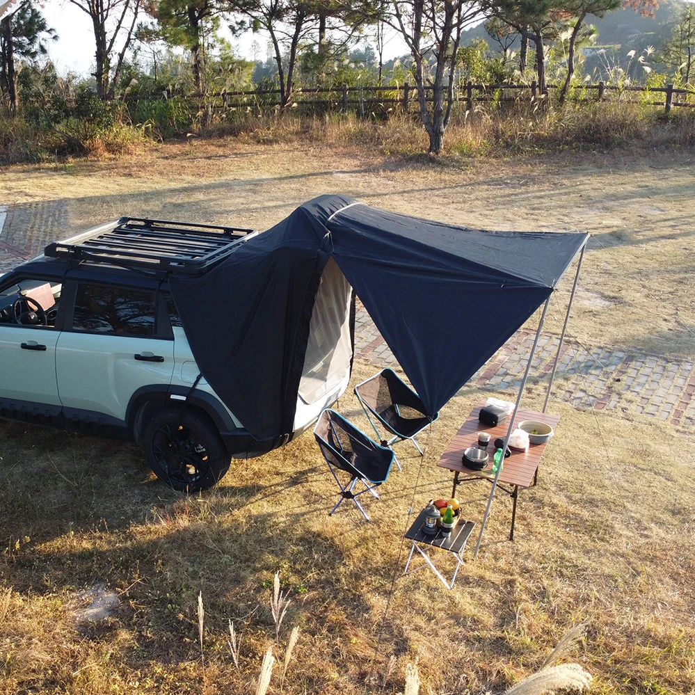 

SUV Tail gate Tent Outdoor Camping Waterproof Antimosquito Self-driving Trip Rear Tent Overnighting in the Car Sleep in Vehicles