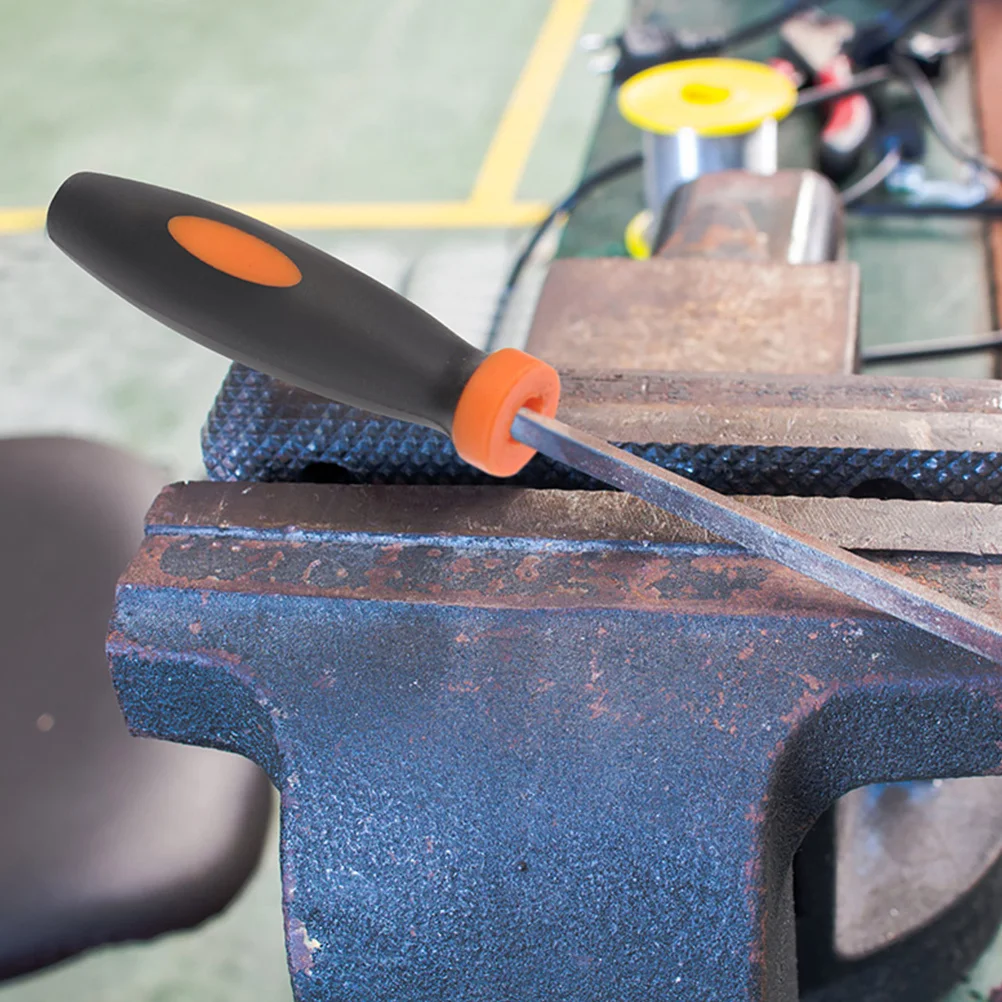 

10Pcs Dual Color File Handle Rubber Replacement Grip Accessories Non-Slip Ergonomic Design Home Office Repairs