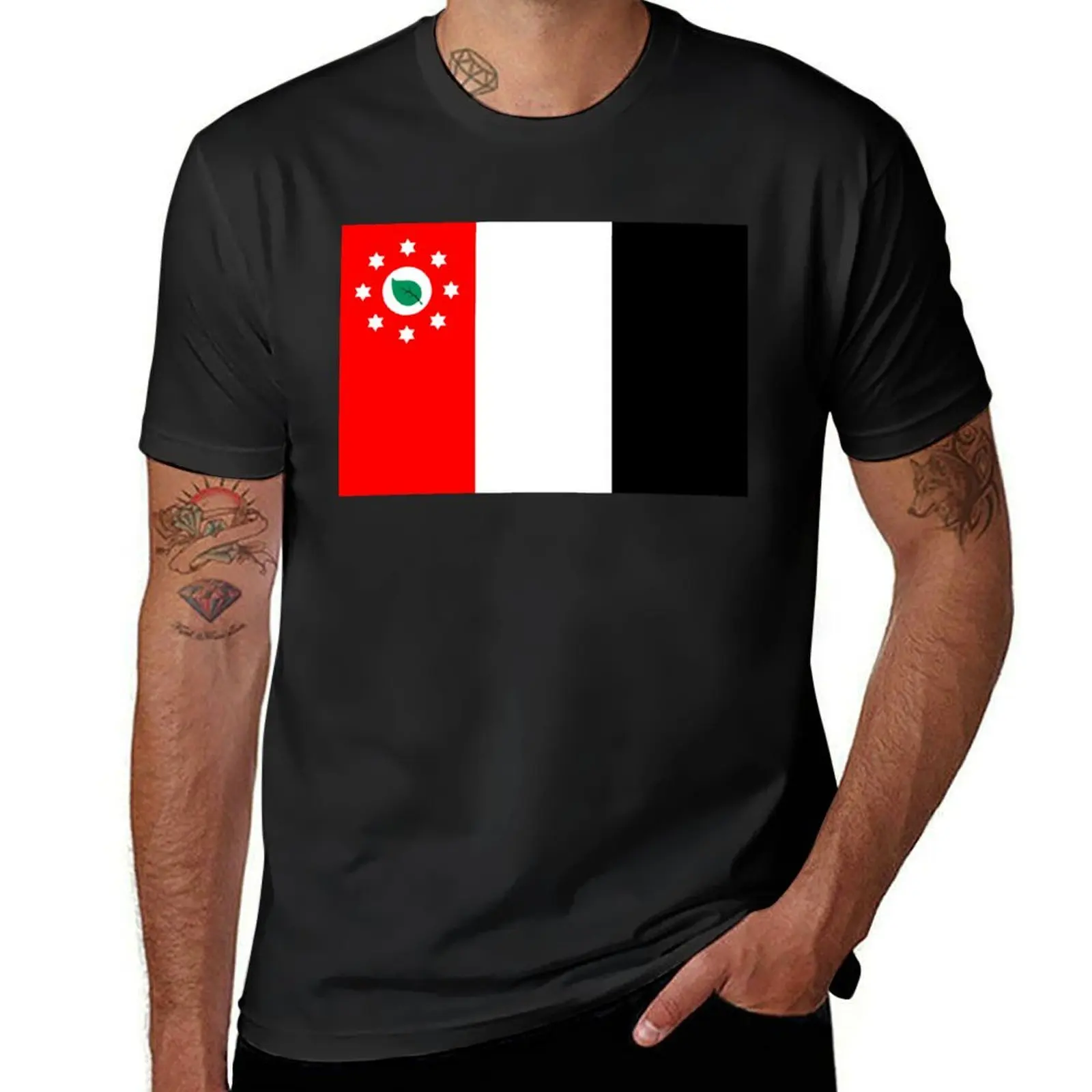 Flag of Murray Island, Queensland, Australia T-Shirt plus size tops vintage sublime plus sizes T-shirts for men cotton