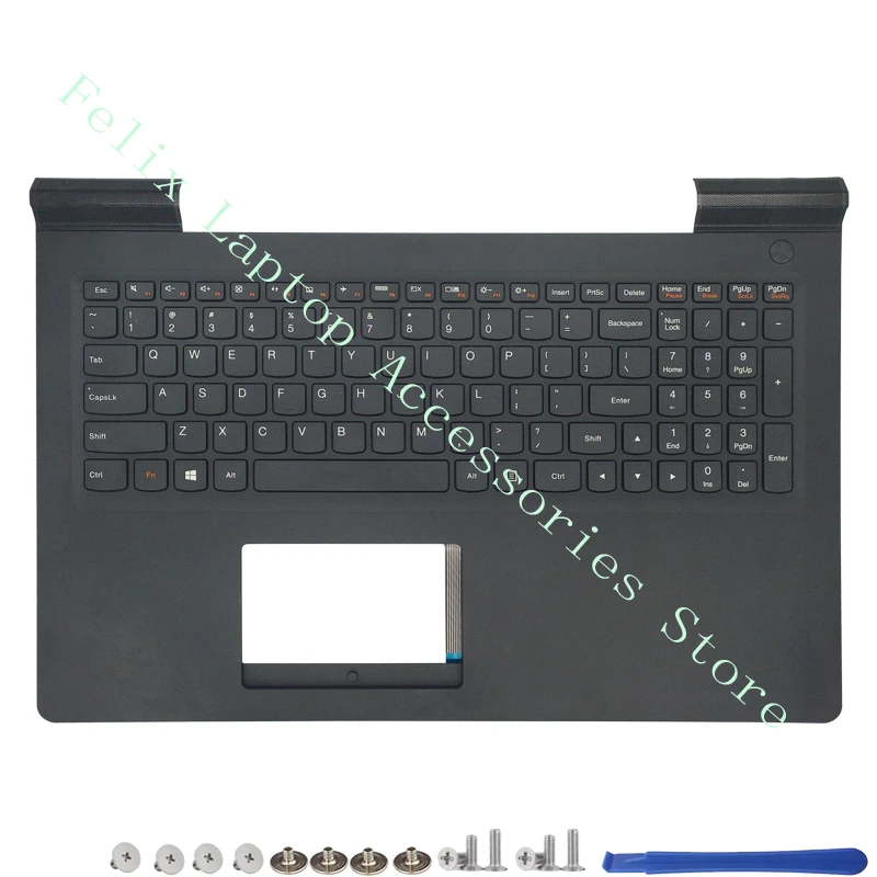 Новинка для Lenovo IdeaPad 700-15 700-15isk E520-15 RUI7000 LCD/Bezel Depan/Engsel/Palmrest/корпус Bawah Hitam