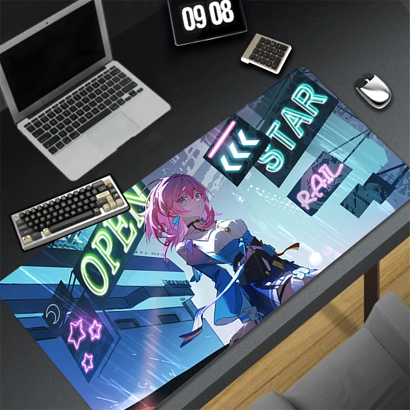 

Desk Mat Carpet Desk Accessories Honkai Star Rail March 7th Gamer Mausepad Mouse Pad Mousepad Table Mouse Mat Keyboard Pad