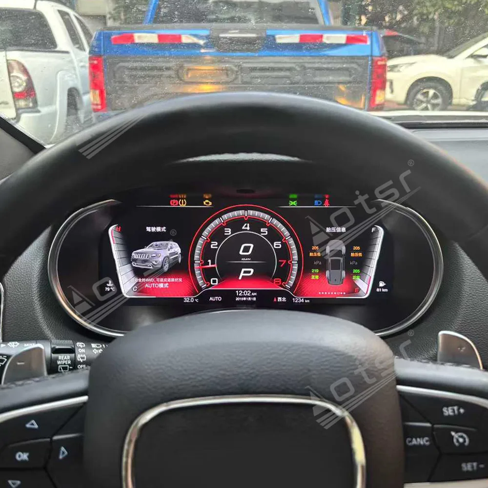 Digital Cluster Odometer Screen For Dodge Durango 2008-2021 LCD Multimedia Player Dashboard Instrument Panel Car Accessories