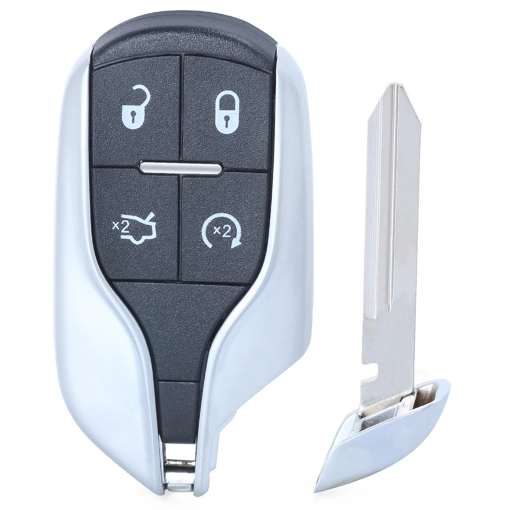 DIYKEY Inteligentny pilot zdalnego sterowania z 4 przyciskami do Maserati Ghibli Quattroporte Levante 2012-2019 FCC: M3N 7393490