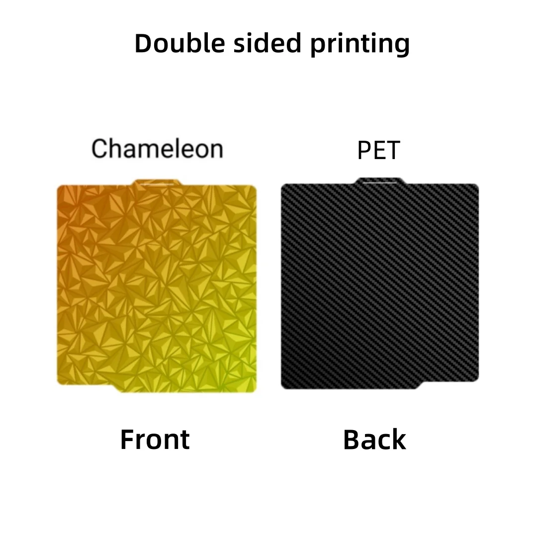 For Bambulab A1 Build Plate P1S X1C Pei Textured 257x257 H1H PEY Peo Sheet Spring Steel For Bambu Lab X1 Carbon Bambulab P1P Bed image 3