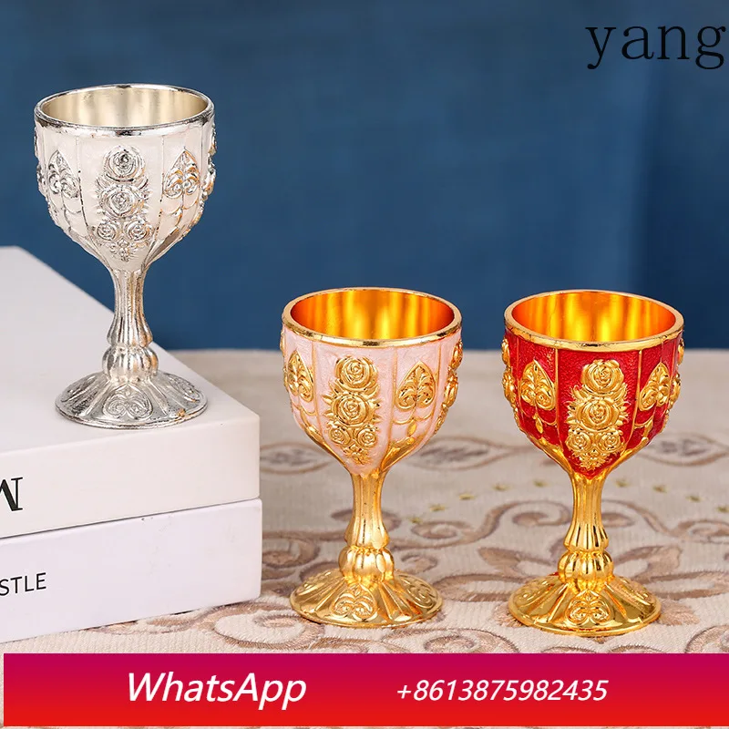 LMM household Baijiu cup one cup retro high-value anti-drop cocktail cup ornament