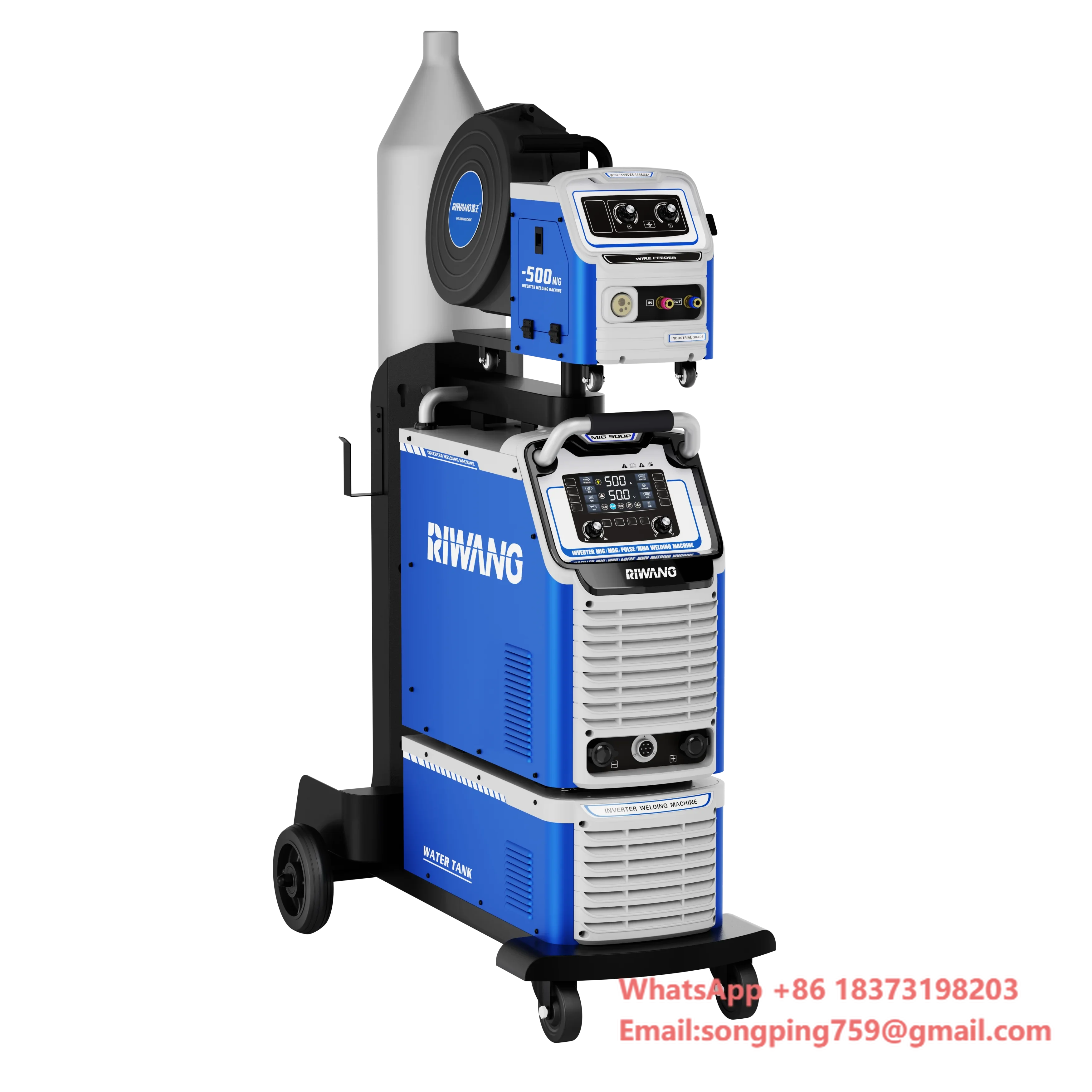 High Efficiency 500A MIG Welder 500P Inverter with Double Pulse Technology Speedy Aluminum Welder on Sale