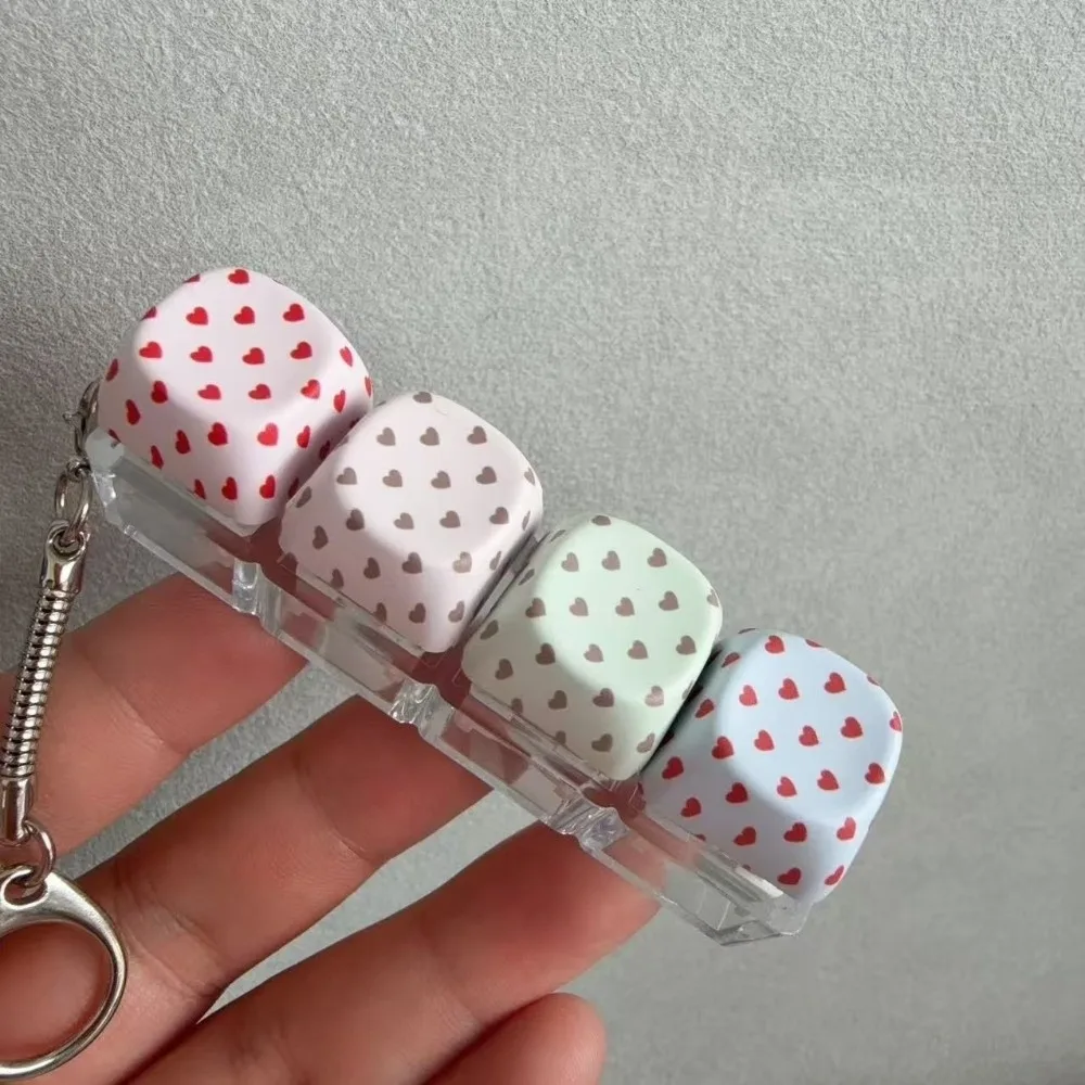 PBT Material 4‑Key Fidget Keychain Snake Bone Chain Click Sound Decompression Keyring LED Light Portable Design