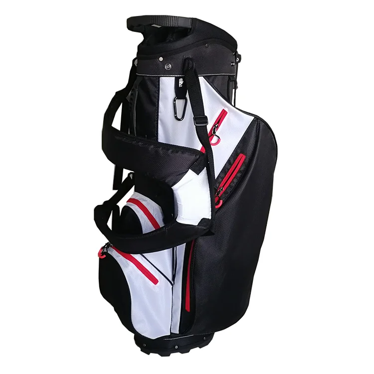 For Hot Sale Nylon Material Golf Pencil Bag With Stand Golf Bag With Compartment