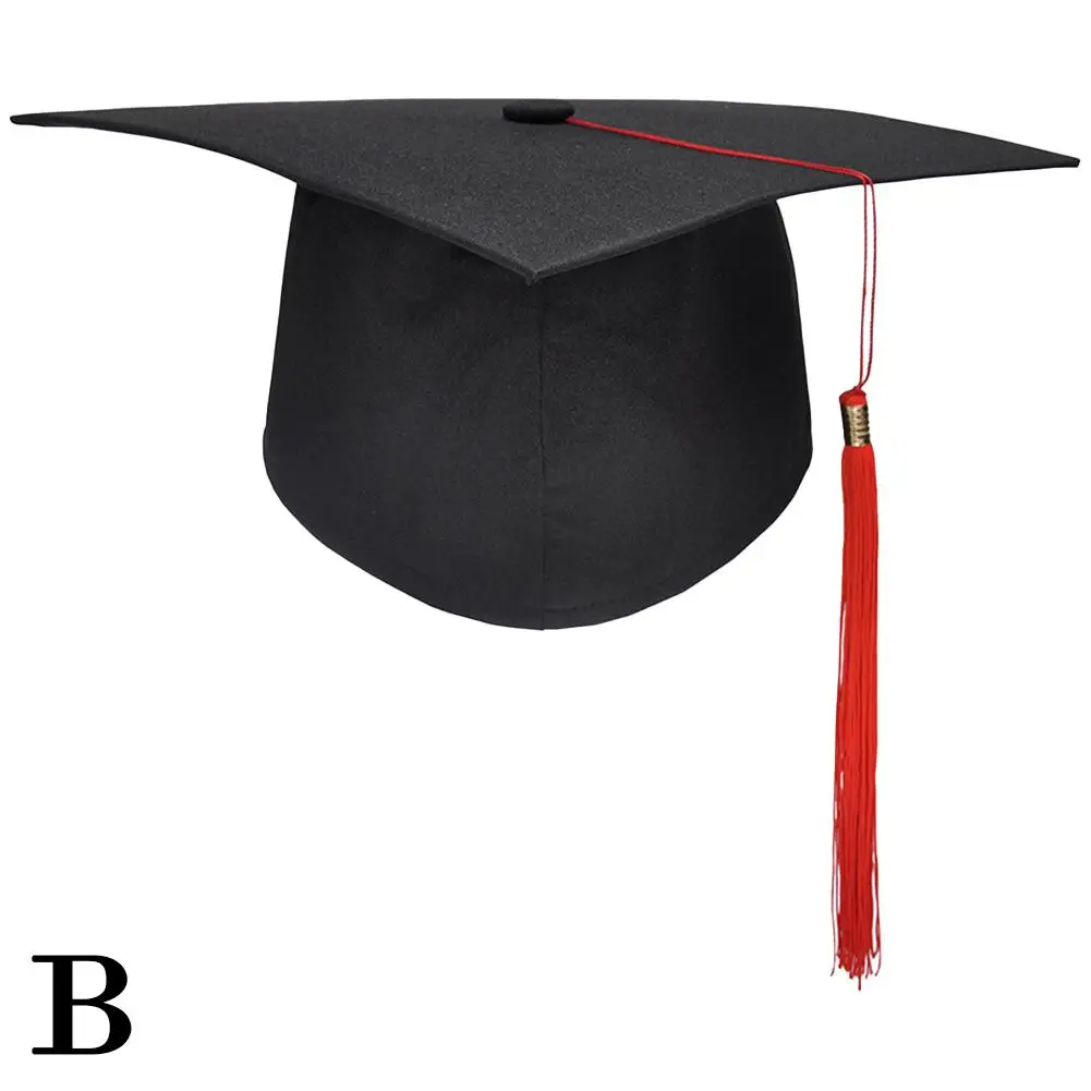 Abschluss-Roben-Set für Erwachsene, Universitäts-Akademikergewand, gewebte Doktor- und Master-Robe mit Kappe und Kapuze für Hochschulabschlusszeremonien – Detail 17