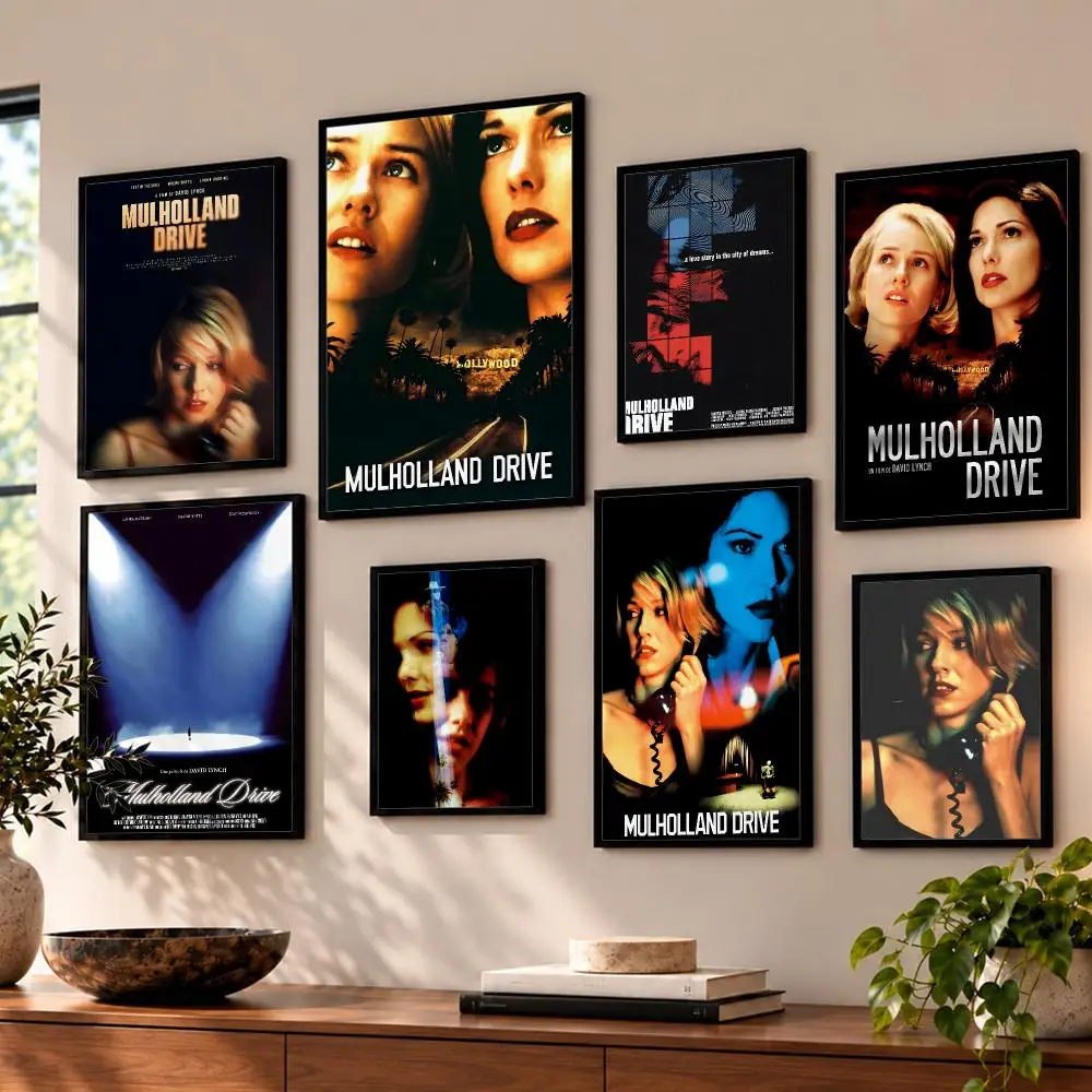movie Mulholland Drive Poster Poster HD Self Adhesive Waterproof Wall Art Print Bedroom Living Room Decor Gift