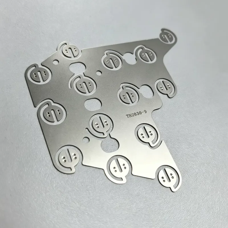 Pure Nickel Battery Busbar Elastic Stamped Connector Custom Shape Welding Nickel Sheet for Cylindrical Lithium Battery OEM