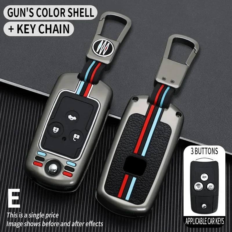 Car flip key case cover shell for Honda Civic fit accord CRV HRV jazz odyssey for Acura TL TSX ZDX RSX CRZ 2 3 buttons