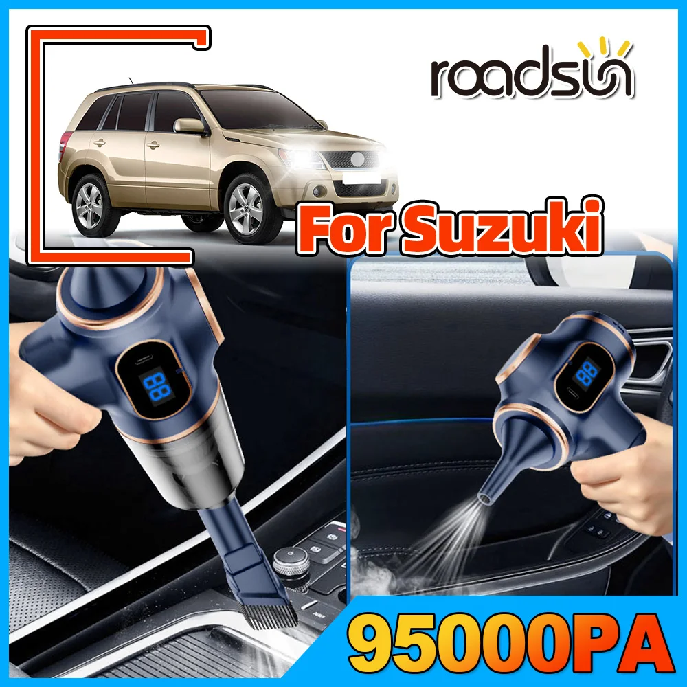 Car Vacuum Cleaner Suction Blow Integrated For Suzuki Vitara Swift Grand Vitara Escudo MK4 SX4 WK Baleno Dzire Swift Sport Ignis