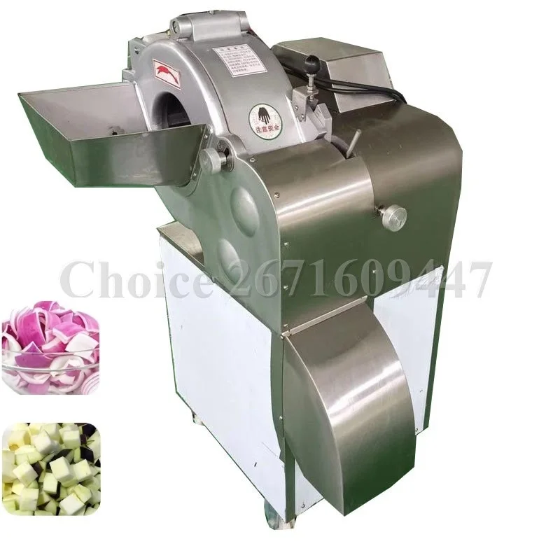 

Commercial Electric Vegetable Fruit Cutting Chopping Machine Potato Onion Kiwi Apple Carrot Tomato Cube Dicer