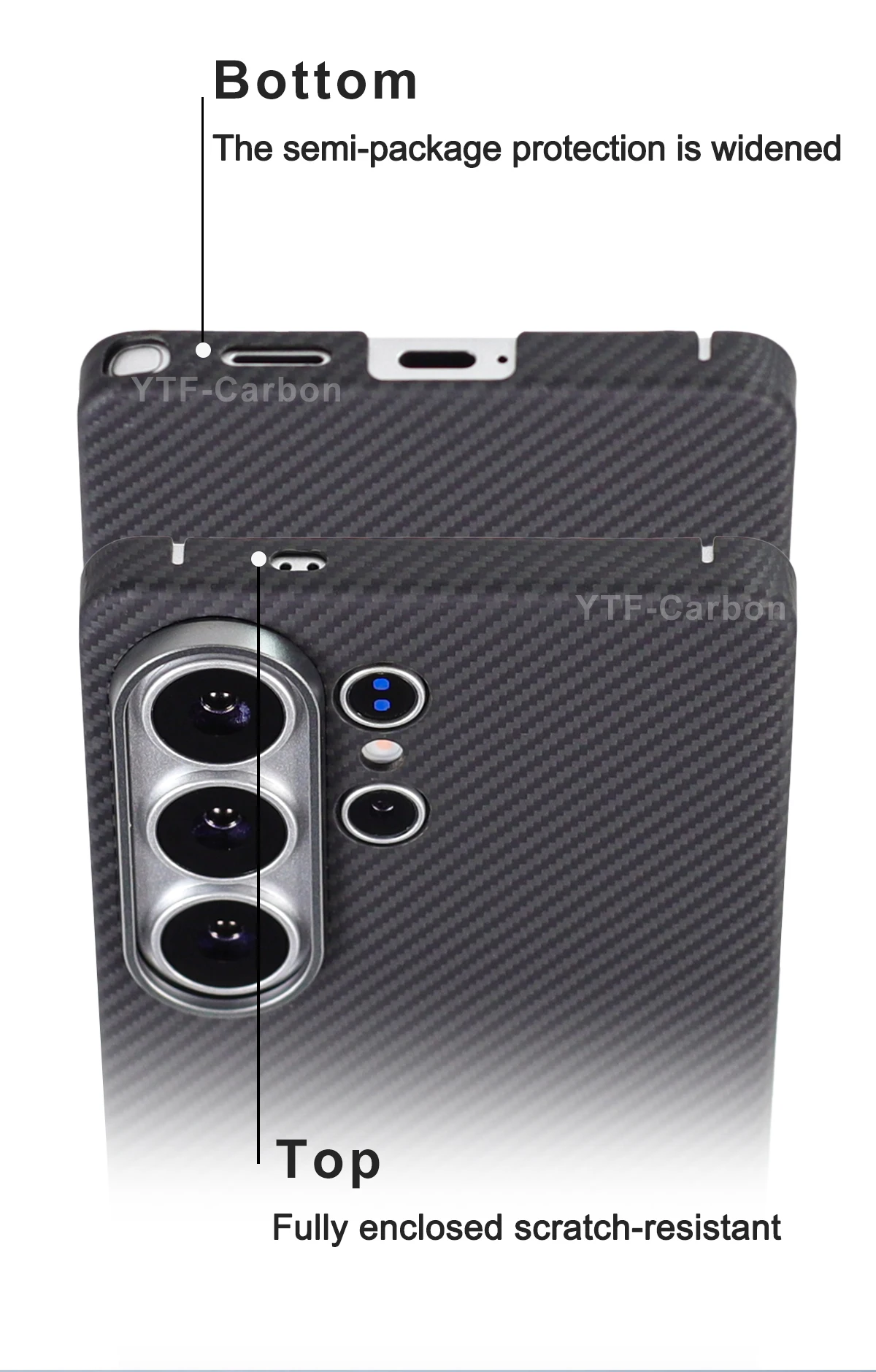YTF-carbon Luxury Real Kevlar Case for Samsung Galaxy S26 Ultra/S26Plus/S26, Aramid Fiber Magnetic MagSafe Cover