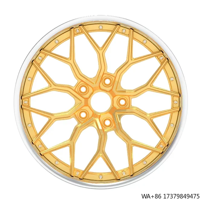 

20 22 24 Inch 5X120 Forged Aluminum Chrome Golden Wheel 5x112 Car OEM Wheels Passenger Car Alloy Wheels Rims