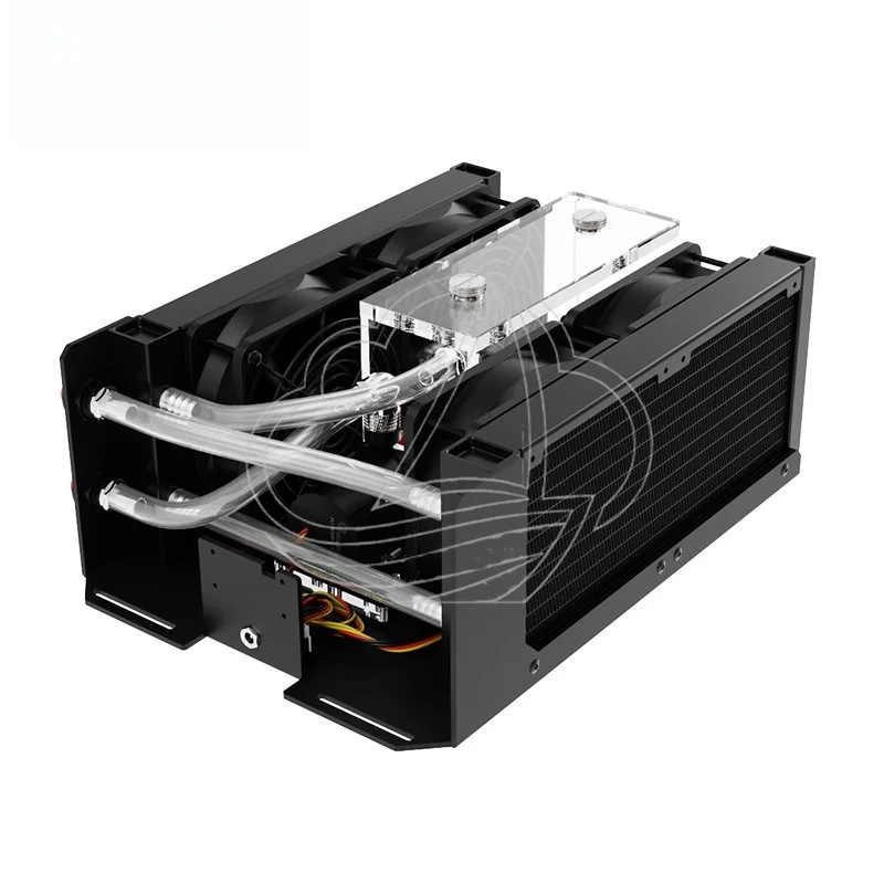 Dual Radiator High Power Cooling Module 12-24V with Water Level Alarm Function