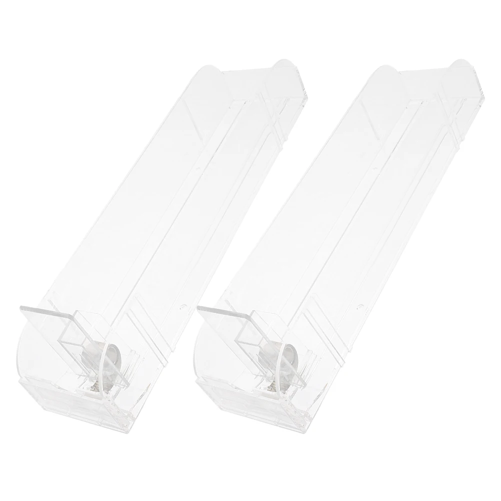 

2 pcs Automatic Pusher Display Rack Store Shelves Bracket Holder Organizer Showcase Cigarette Display Rack Shelf SpaceSaving