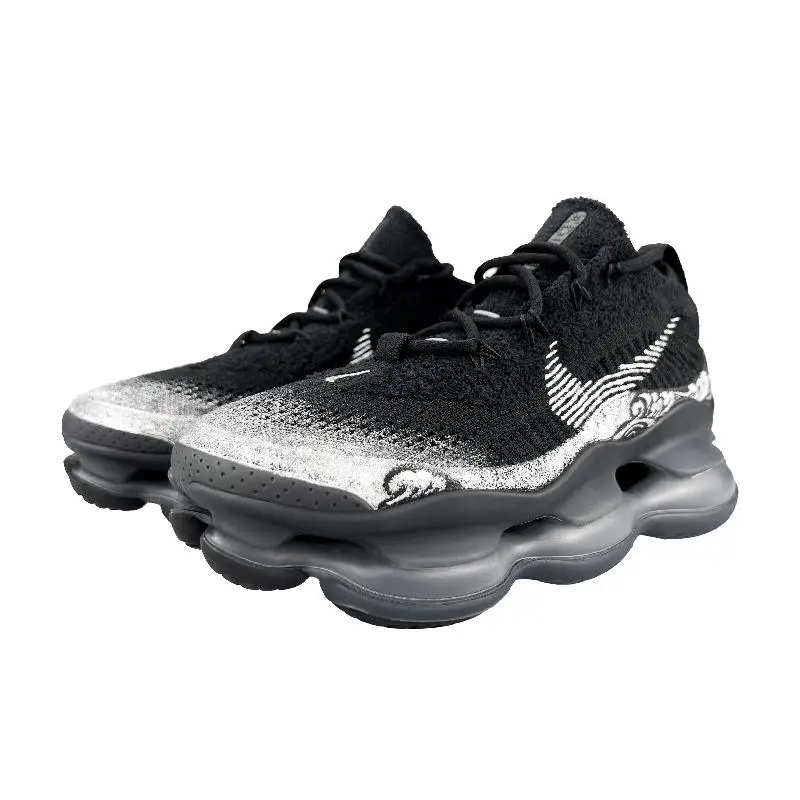 【Customize】Nike Air Max Scorpion Running Shoes Women's Low-top Black/silver Sneakers shoes DJ4702-002 - Image 3