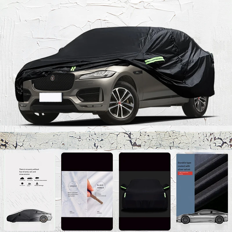 

Car Cover Customized For Jaguar F-PACE Outdoor Sun Shade Anti-UV Rain Fog Resistant Cover Dust Proof car outdoor full coverage