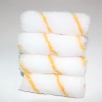 10Pcs 4 Inch Paint Roller Brush Dense Bristle Latex Paint Rollers For Wall Cabinet Door Fence Home Painting Decoration 4